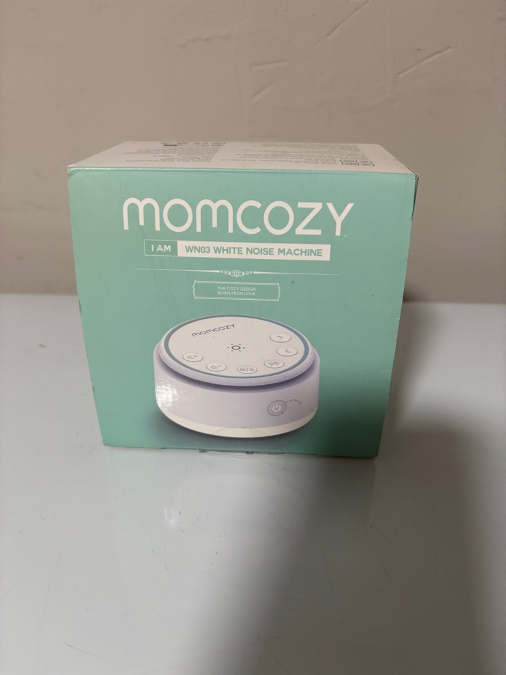Momcozy White Noise Machine - Mint Box